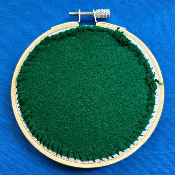 Noah Kahan “Northern Attitude” Lyrics 4-Inch Wooden-Framed Cross Stitch - Picture 3 of 6